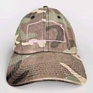 Camo Kansas Women's Home Baseball Hat Fast Shipping USA Outdoor Country Casual